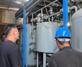 山東青島60噸導(dǎo)熱油系統(tǒng)在線再生凈化工程結(jié)束并投產(chǎn)運(yùn)行