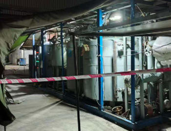 2025年11月10日廣東江門70噸導(dǎo)熱油鍋系統(tǒng)整體在線凈化工程順利結(jié)束